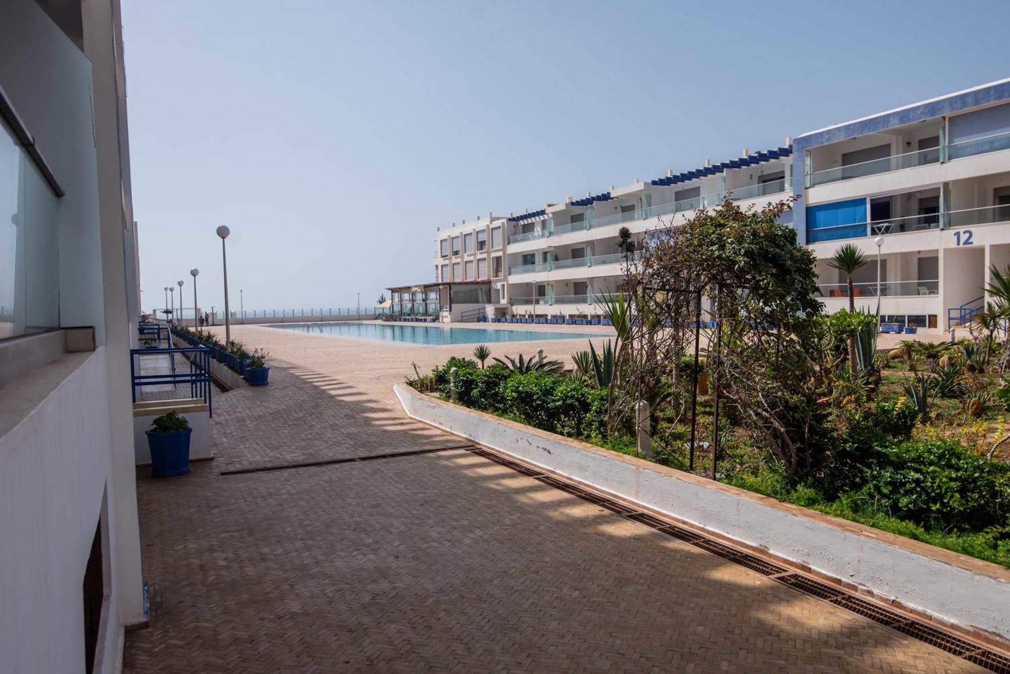 Appartement Pied Dans L'Eau Avec Piscine Aourir Εξωτερικό φωτογραφία