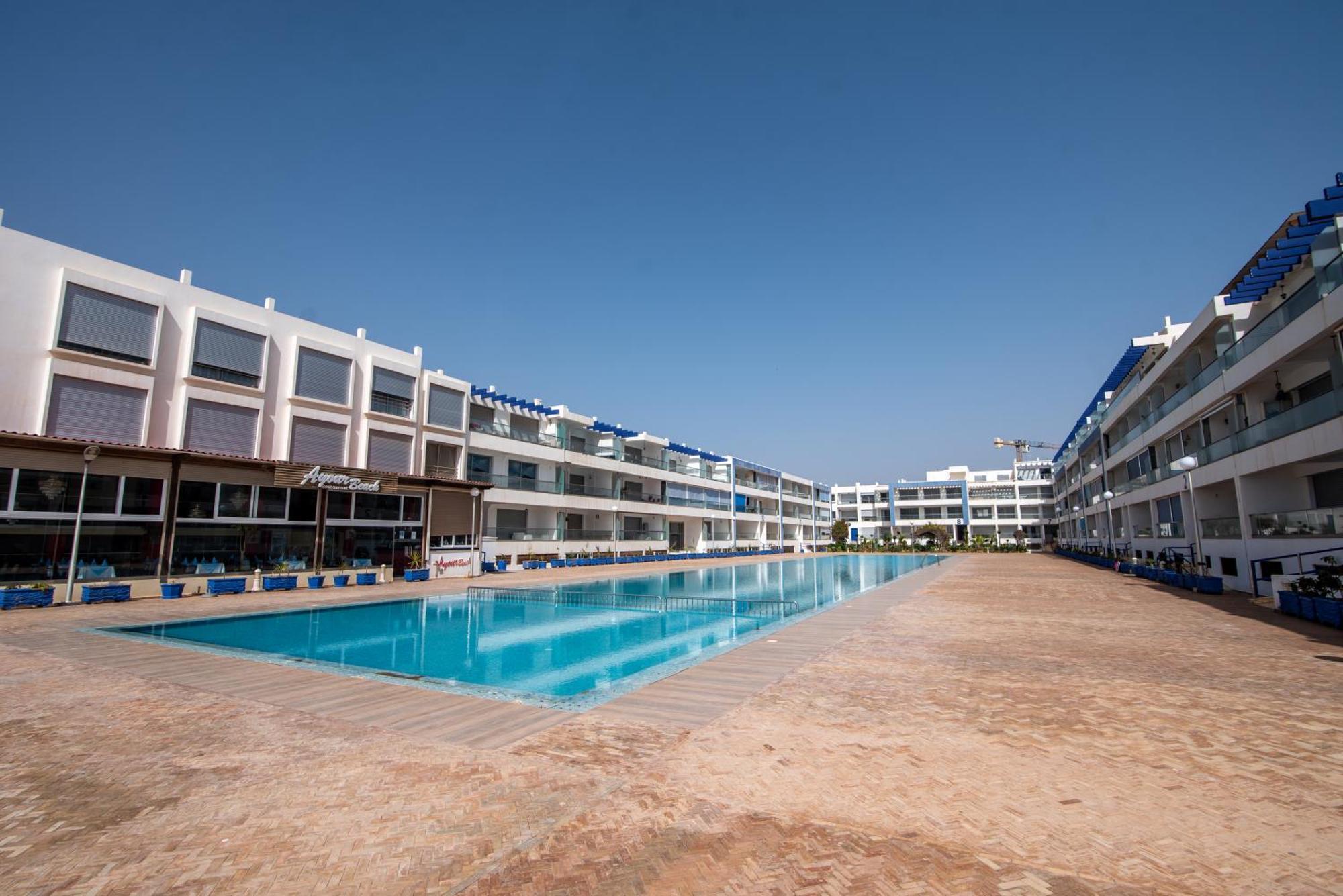 Appartement Pied Dans L'Eau Avec Piscine Aourir Εξωτερικό φωτογραφία